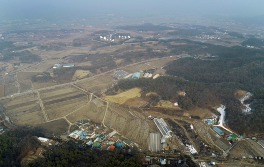 특수목적회사 용인일반산업단지가 신청한 경기도 용인시 처인구 원삼면 일대의 모습. /사진=뉴스1