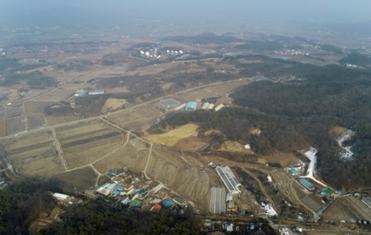 용인일반산업단지가 신청한 경기도 용인시 처인구 원삼면 일대의 모습. /사진=뉴스1