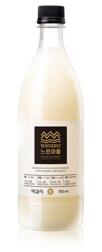 / 느린마을막걸리 750ml 패키지 리뉴얼 이미지 (사진 제공=배상면주가)