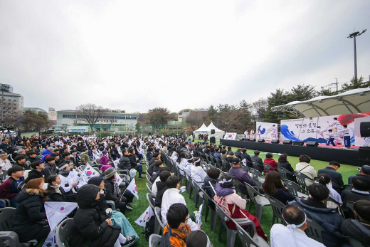 ▲ 의왕시, 3·1운동 100주년 기념 독립만세운동 재현 행사. / 사진제공=의왕시