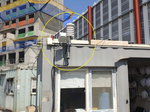 사물인터넷(IOT)기반 미세먼지 측정 장비. / 사진제공=안성시