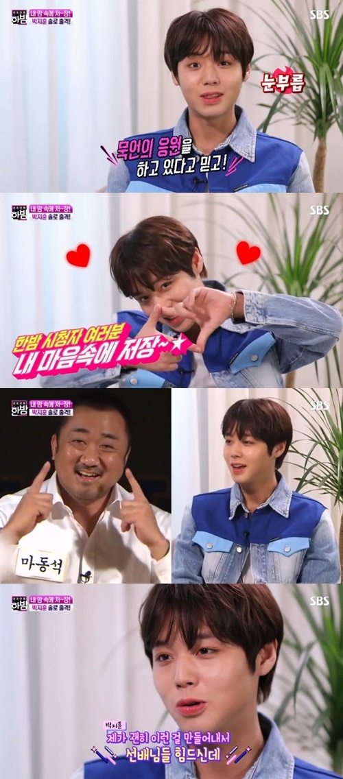 박지훈 사과. /사진=한밤 방송캡처