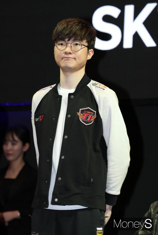 [머니S포토] SK텔레콤 T1 소속의 프로게이머 '페이커' 이상혁