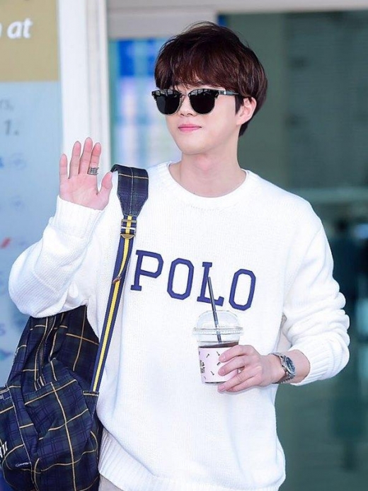 [★공항패션] '엑소' 수호, 스타일리시한 봄 남친룩
