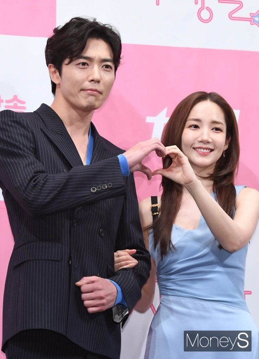김재욱 박민영. /사진=장동규 기자