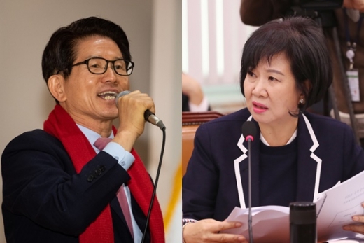 김문수 전 경기지사(왼쪽)와 손혜원 무소속 의원. /사진=뉴스1 