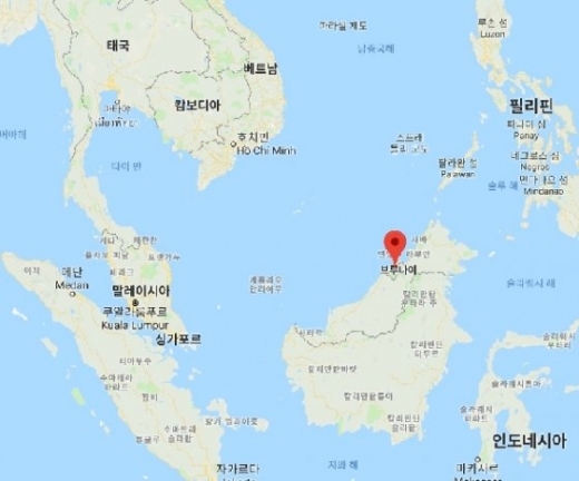 브루나이. /사진=구글 지도 화면 캡처