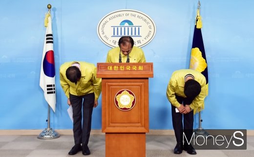 [머니S포토] 대국민 감사 인사 전하는 최문순 강원지사