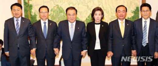 임시정부 100주년. 여야 5당. 원내대표단. 중국 상하이. 대한민국 임시정부. /사진=뉴시스