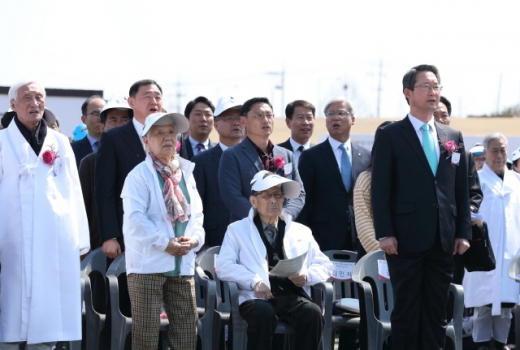 ‘경기도 대한민국 임시정부 수립 100주년 기념식’이 11일 파주 임진각 평화누리 야외공연장에서 성료됐다. / 사진제공=경기도