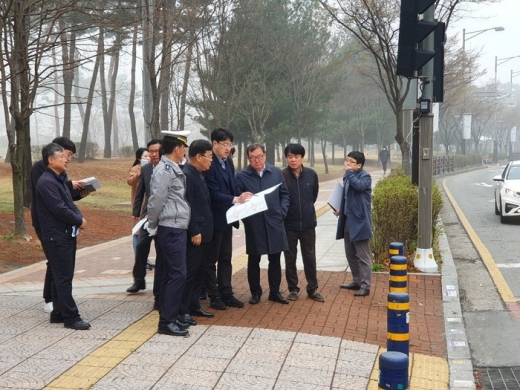 상습정체주간 현장점검 모습. / 사진제공=화성시