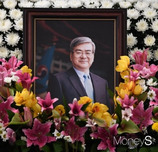 고(故)조양호 한진그룹 회장 영정사진. /사진=장동규 기자