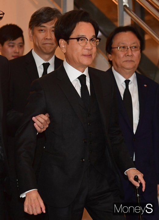 [머니S포토] 이재현 CJ그룹 대표, 조양호 회장 빈소 조문