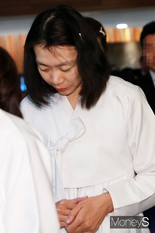[머니S포토] 영결식장 향하는 조현아