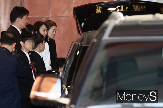 [머니S포토] 조양호 회장 영면, 한진 3남매 풀어야할 숙제 남아...
