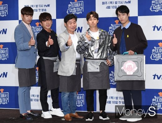 [머니S포토] 에릭·이민우·이연복·허경환·존박 '현지에서 먹힐까? 미국편 최고!'