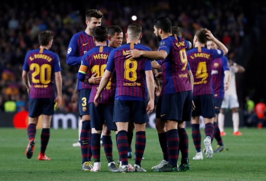 UEFA 챔피언스리그 4강에 안착한 FC 바르셀로나는 리버풀을 상대할 가능성이 높다. /사진=로이터 