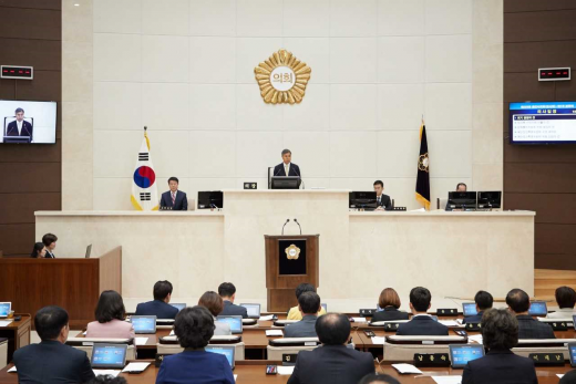 용인시의회, 제233회 임시회 개회. / 사진제공=용인시의회