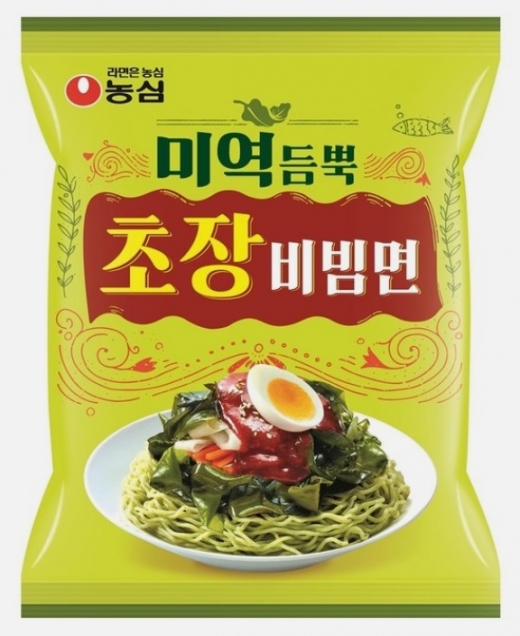 농심-미역듬뿍초장비빔면