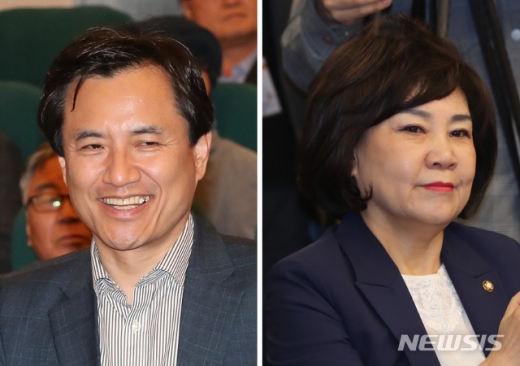 5·18 진상규명 대국민공청회. 5·18 모독으로 논란이 된 자유한국당 김순례 의원(오른쪽)이 당원권 3개월 정지 조치됐고, 김진태 의원은 경고를 받았다. /사진=뉴시스