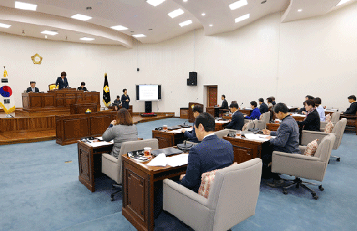 ▲하남시의회, 제281회 임시회. / 사진제공=하남시의회