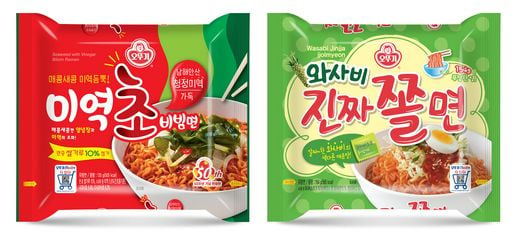 오뚜기 여름철라면 신제품 ‘미역초 비빔면’, ‘와사비 진짜쫄면’ 출시!!