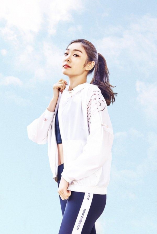 뉴발란스, 김연아와 함께 한 '체리 블라썸 애슬레저' 캠페인 공개