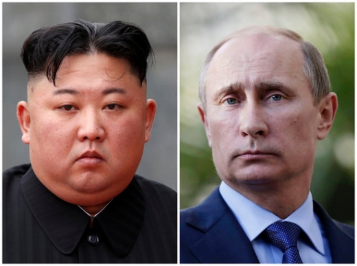 김정은 북한 국무위원장(왼쪽)과 블라디미르 푸틴 러시아 대통령. /사진=로이터
