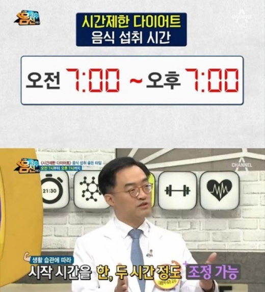 시간제한 다이어트. /사진=채널A '나는 몸신이다' 캡처