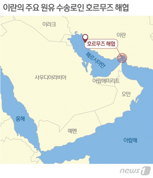 호르무즈 해협. /그래픽=뉴스1