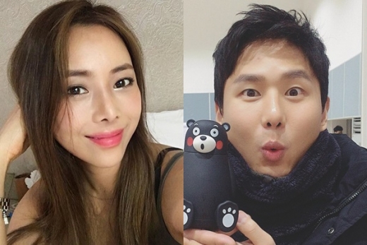 에이트 주희(왼쪽)과 장우수. /사진=각 인스타그램