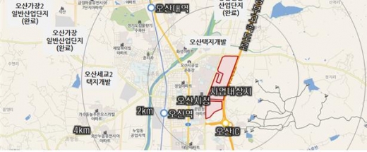 오산시 운암뜰 사업 예정지. / 사진제공=오산시