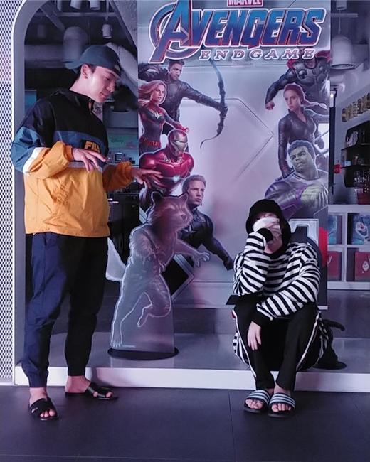 은혁, 어벤져스 엔드게임 관람 인증샷 공개 '동해도 함께'