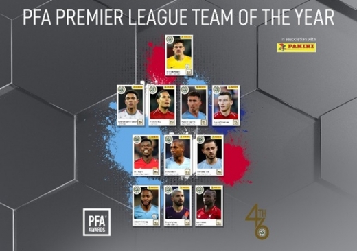 2019 PFA 선정 올해의 팀. /사진=PFA 공식 홈페이지