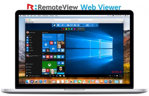 원격PC의 모니터 전원차단과 블랙레이어를 추가한 리모트뷰 모니터락은 95%성공률을 보인다. / 사진=알서포트