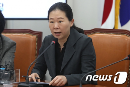 권은희. 권은희 바른미래당 의원이 고위공직자범죄수사처(공수처) 설치법안 협상과정에서 사임된 과정을 자세히 설명했다. /사진=뉴스1