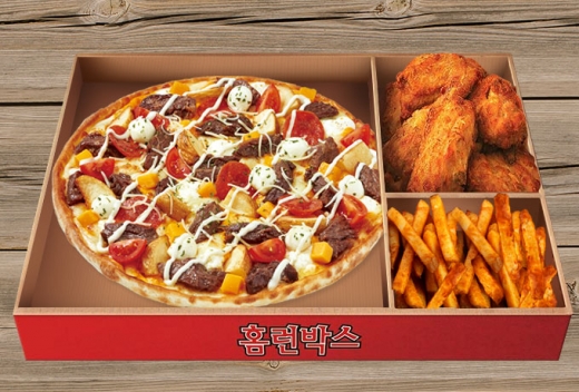 치즈블라썸스테이크 홈런박스(하프치킨)