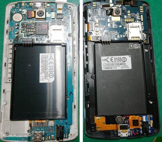 LG G3는 짝퉁폰이 만들어 질 정도로 인기가 높았다. 왼쪽이 LG G3정품. /사진=뉴시스DB