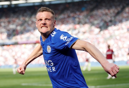 2014-2015시즌 EPL 데뷔 후 'BiG 6'팀을 상대로 무려 31골을 몰아친 레스터 시티의 공격수 제이미 바디. /사진=로이터
