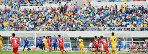 2016년 어린이날 상주상무전. /사진제공=광주FC
