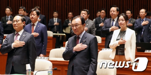 더불어민주당 의원총회. /사진=뉴스1