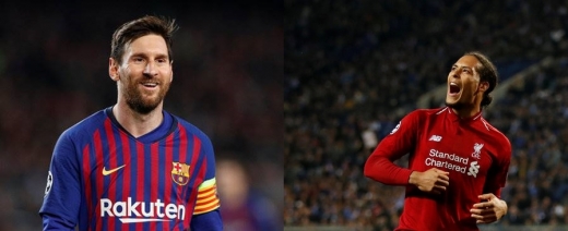 이번 시즌 최고의 창과 방패로 꼽히는 FC 바르셀로나의 리오넬 메시(왼쪽)와 리버풀의 버질 반 다이크가 격돌한다. /사진=로이터