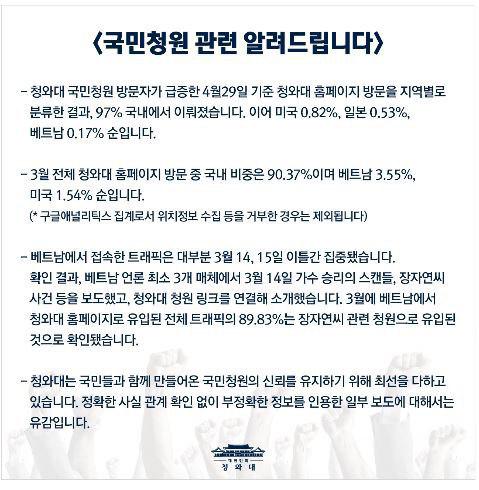 청와대 국민청원 해명. /사진=청와대 국민청원 홈페이지 캡처