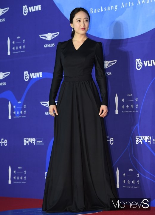 [머니S포토] 김민정, 아름다운 블랙 드레스