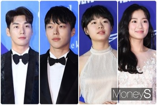 백상예술대상 수상자명단. 사진은 김영광, 장기용, 이재인, 김혜윤(왼쪽부터). /사진=장동규 기자