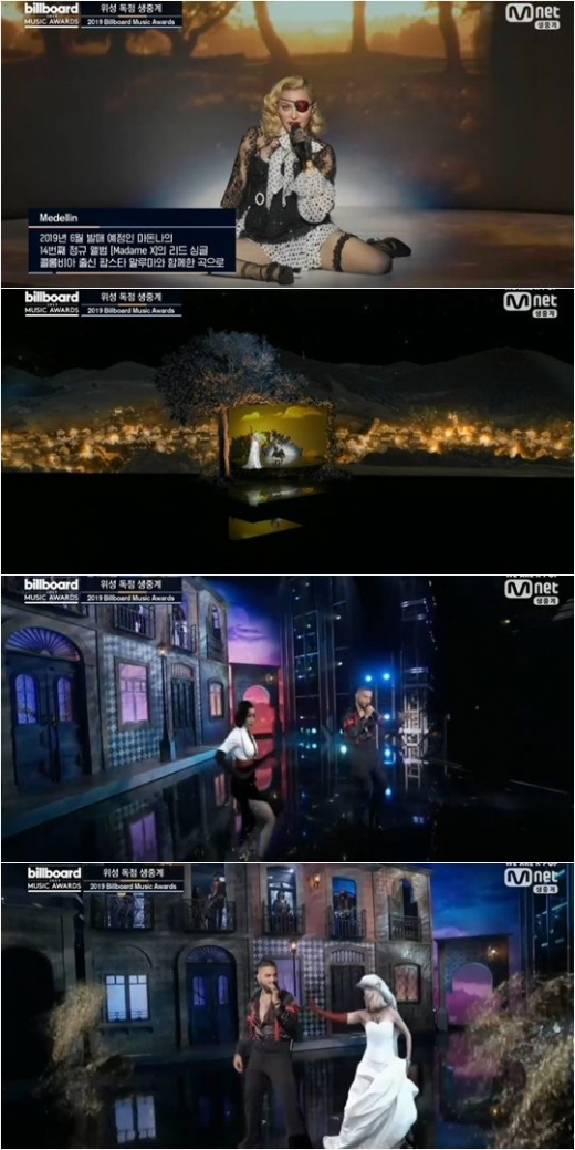 마돈나. 2019빌보드뮤직어워드. /사진=엠넷 방송화면 캡처