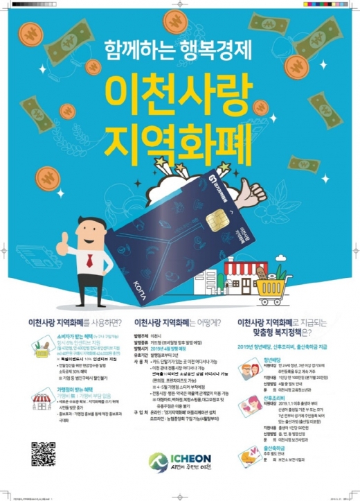이천시 3일부터 6월30일까지 2개월 동안 지역화폐 인센티브를 6%에서 10%로 확대하는 특별행사를 실시하기로 했다고 밝혔다. / 자료제공=이천시