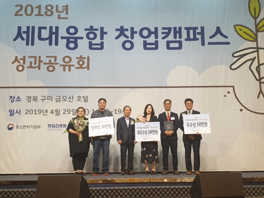 세대융합창업캠퍼스, 크라우드펀딩 프로그램 성과공유 및 시상식 진행