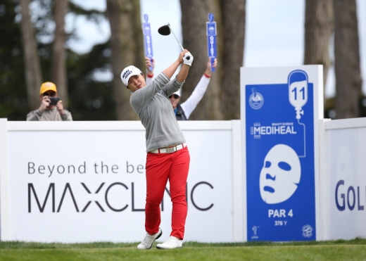 6일(한국시간) 미국 캘리포니아주 댈리 시티의 레이크 머세드GC에서 열린 '2019 LPGA 메디힐 챔피언십' 마지막 라운드 11번 홀에서 김세영이 티샷을 날리고 있다. / 사진=엘앤피코스메틱 제공