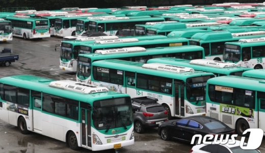 버스파업. 버스도착정보. /자료사진=뉴스1